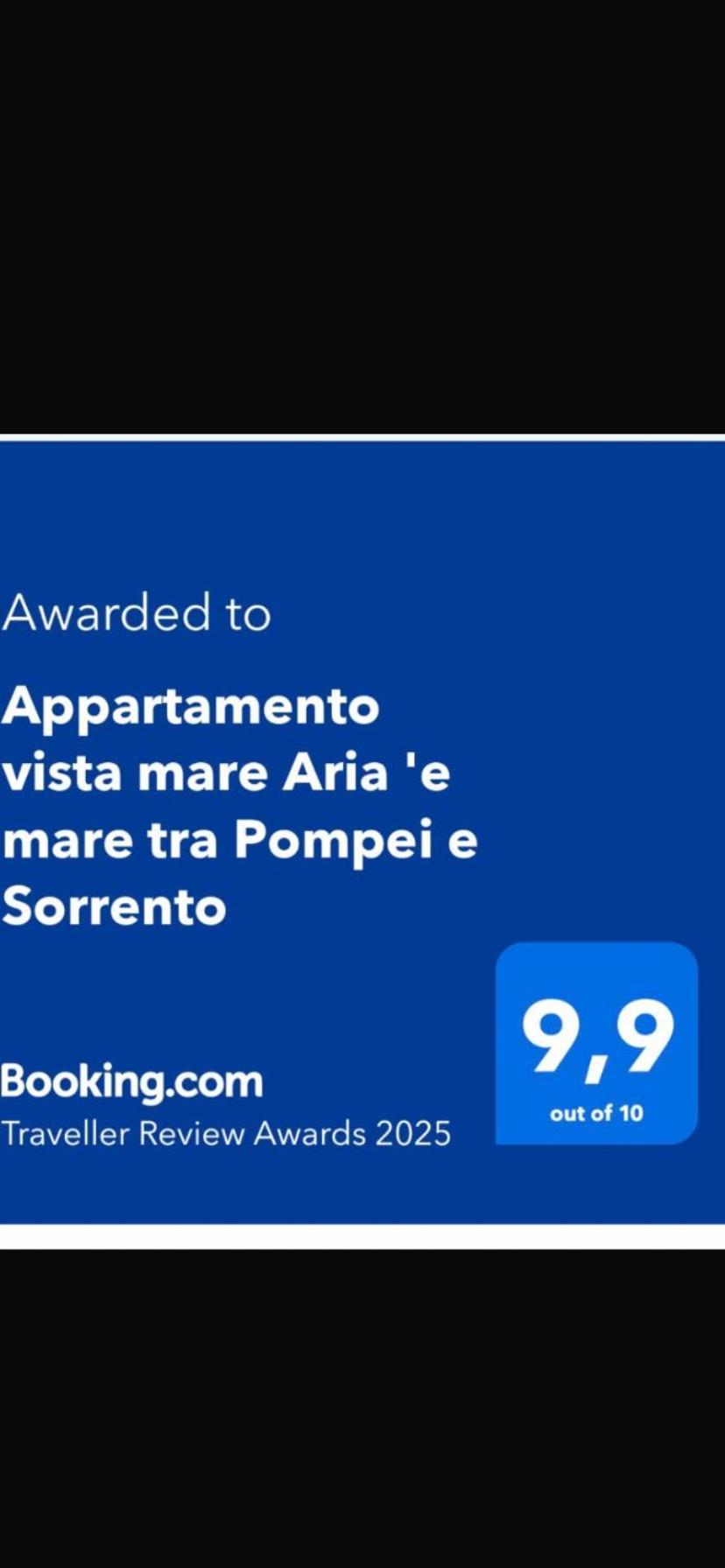 Appartamento Vista Mare Aria 'E Mare Tra Pompei E Sorrento Castellammare di Stabia Exterior photo